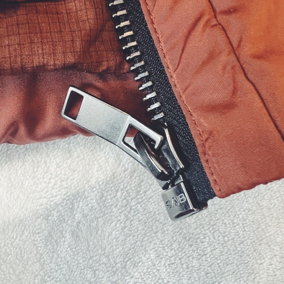 Jack & Jones Burnt Orange Puffer Jacket Men’s Sz Large - Picture 6 of 9